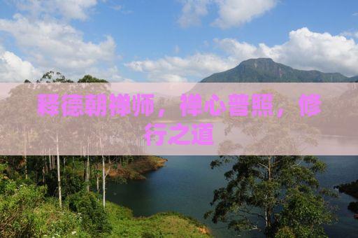 释德朝禅师，禅心普照，修行之道