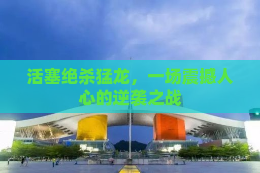 活塞绝杀猛龙，一场震撼人心的逆袭之战
