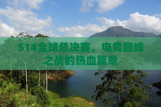 S14全球总决赛，电竞巅峰之战的热血篇章