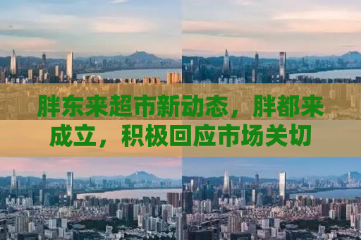 胖东来超市新动态，胖都来成立，积极回应市场关切