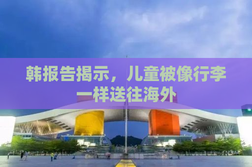 韩报告揭示，儿童被像行李一样送往海外
