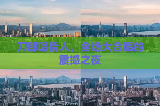 刀郎唱情人，全场大合唱的震撼之夜