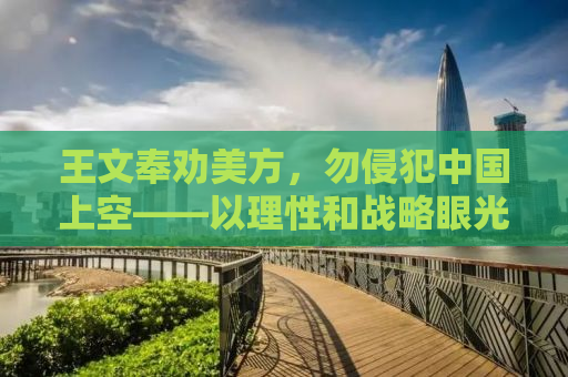 王文奉劝美方，勿侵犯中国上空——以理性和战略眼光看待中美关系