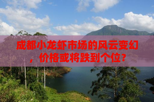 成都小龙虾市场的风云变幻，价格或将跌到个位？