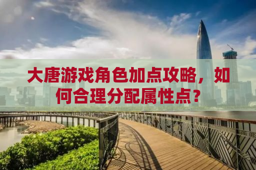 大唐游戏角色加点攻略，如何合理分配属性点？