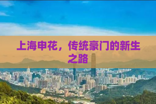 上海申花，传统豪门的新生之路
